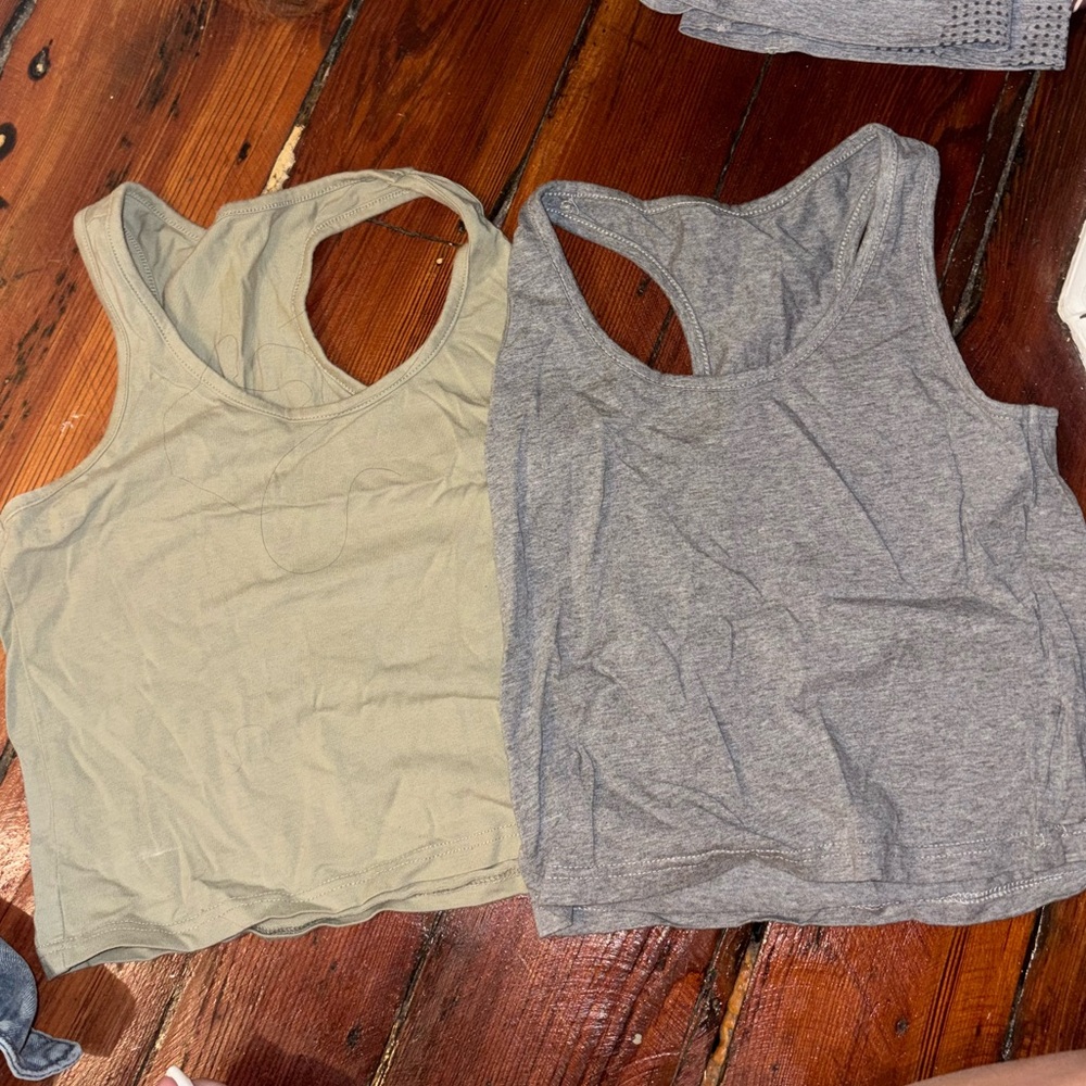 Racerback active tops